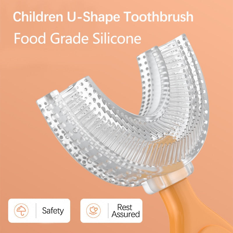 Escova de dentes infantil - em formato de U - OpenRoad imports
